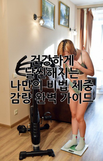 건강하게 날씬해지는 나만의 비법! 체중 감량 완벽 가이드